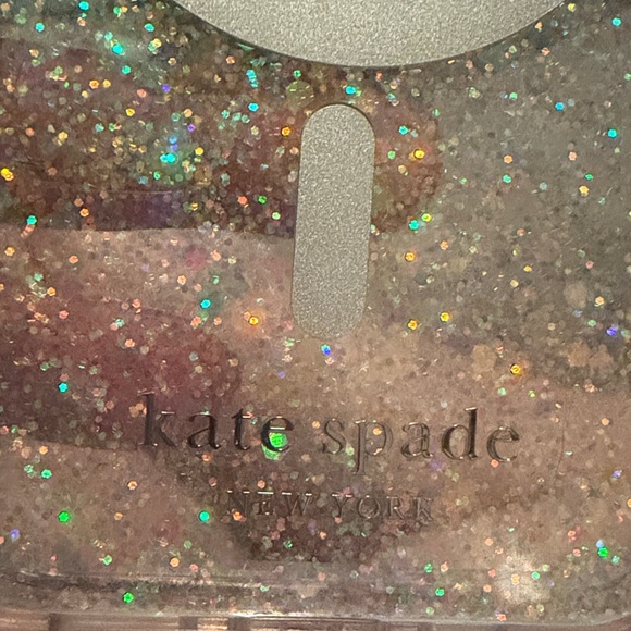 Kate Spade Holographic Glitter Case for iPhone 17 KATE Spade NY logo on case too - Picture 4 of 5